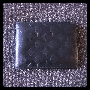 Authentic men’s coach wallet